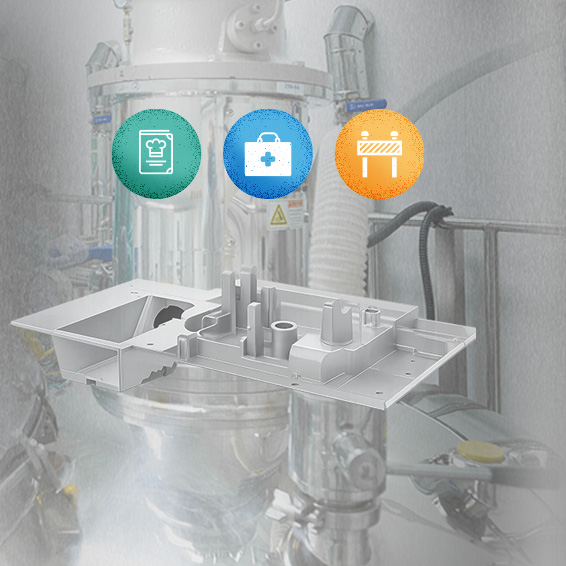 Aluminum Alloy Castings for Medical / food / construction Industries Aluminum Alloy Castings for Medical / food / construction Industries