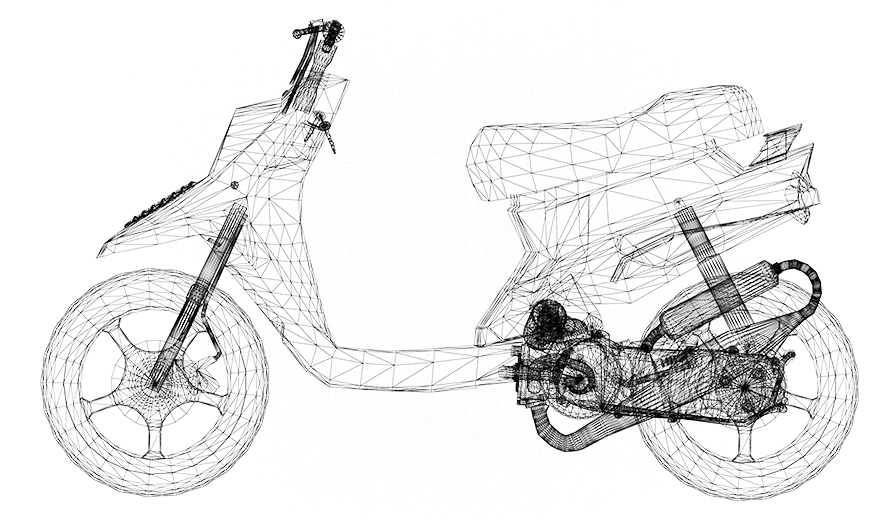 Aluminum Cast Electric / Gasoline Motorcycles Parts